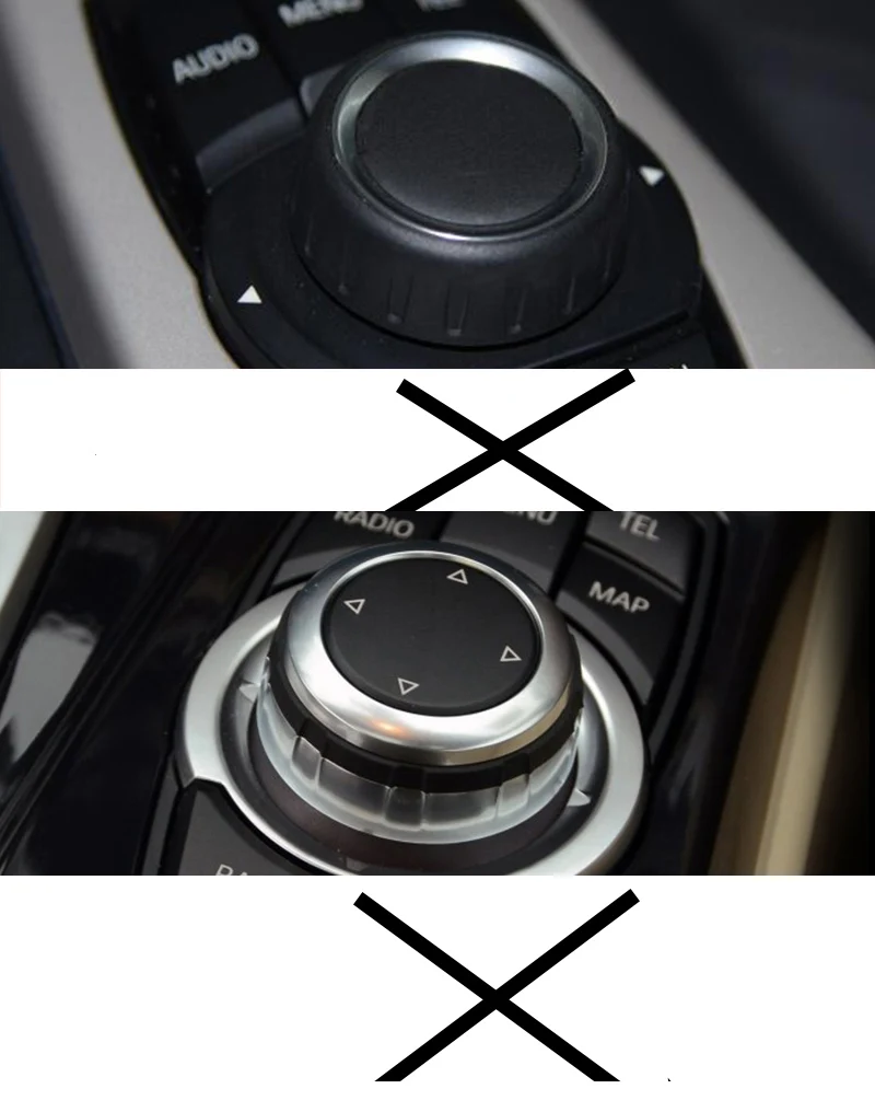 Car Styling Multimedia Buttons switch frame Cover Stickers panel for BMW 1 2 Series X1 F48 F52 F45 f46 Interior Auto Accessories