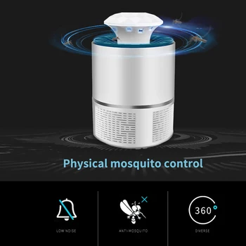 

USB Rechargeable LED Trap Lamp Bug Zapper Study Mosquito Killer Light Insect Pest Control Home Electric Bedroom Easy Operation
