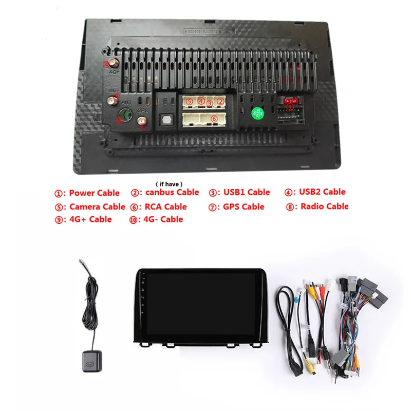 Discount 9" 2.5D IPS Screen 2G RAM 32G ROM Android Car DVD GPS For HONDA CRV 2017 2018 2019 audio car radio stereo tape recorder headunit 5