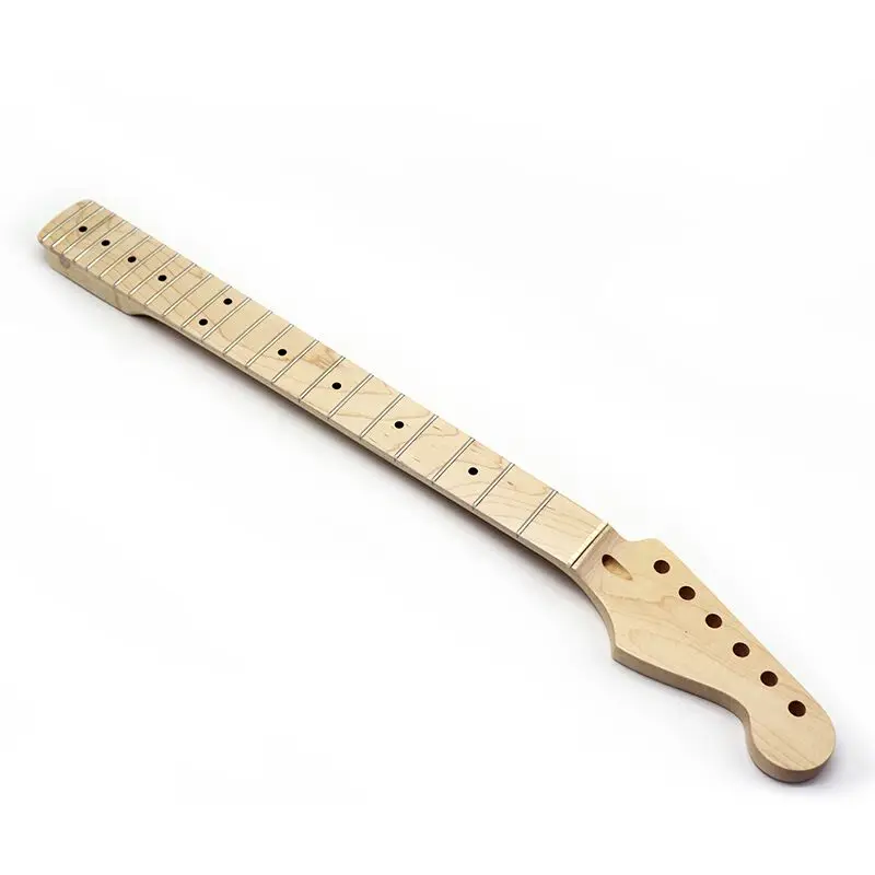 ST small head Canada maple natural color electric guitar neck  22 frets with black position marks and middle line