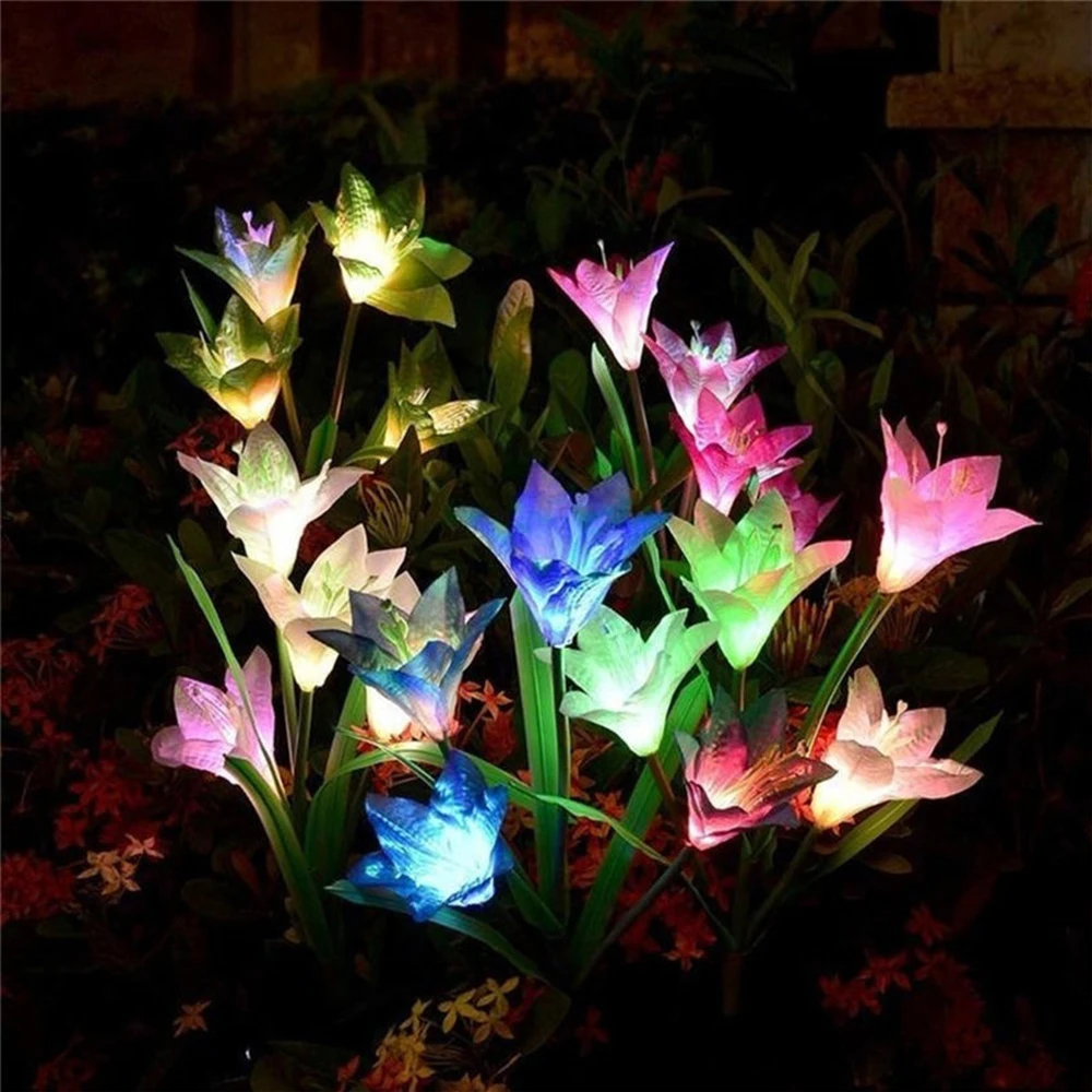 Flashlight Butterfly Backyard Pathway Decoration Durable Auto Light Up Solar Powered Yard Lamp Garden Room Lighting Lawn Decorat - Image 4