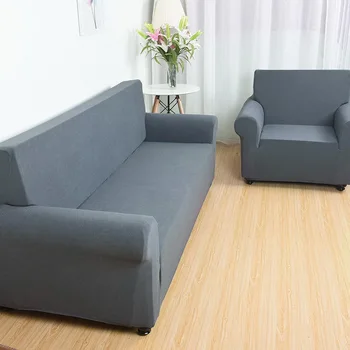 

Elastic Sofa Covers For Living Room 1/2/3/4 Seats Stretchable Soild Sofa Cushion Washable Sofa Slipcover Home Decoration