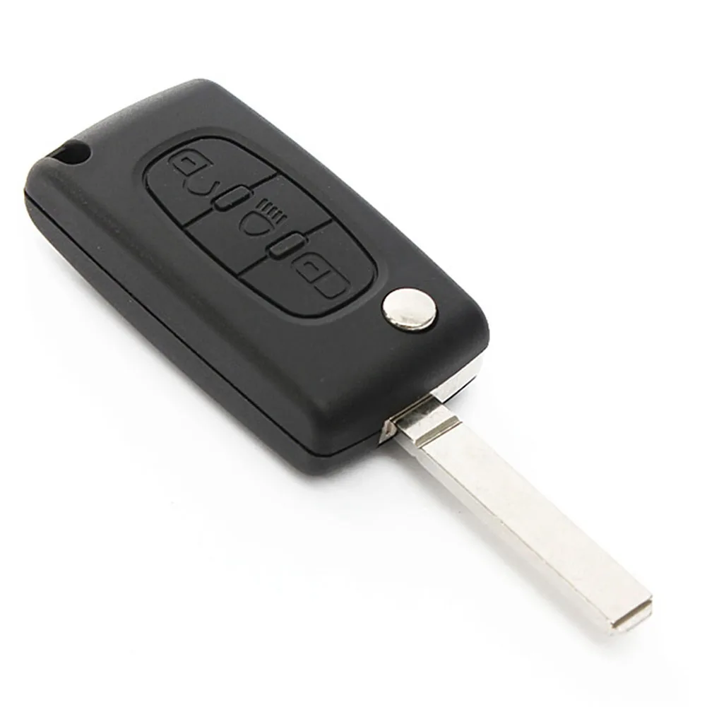 

For Citroen C4 Grand Picasso 3 Button Remote Flip Key Fob Case Replacement Shell #ZD30