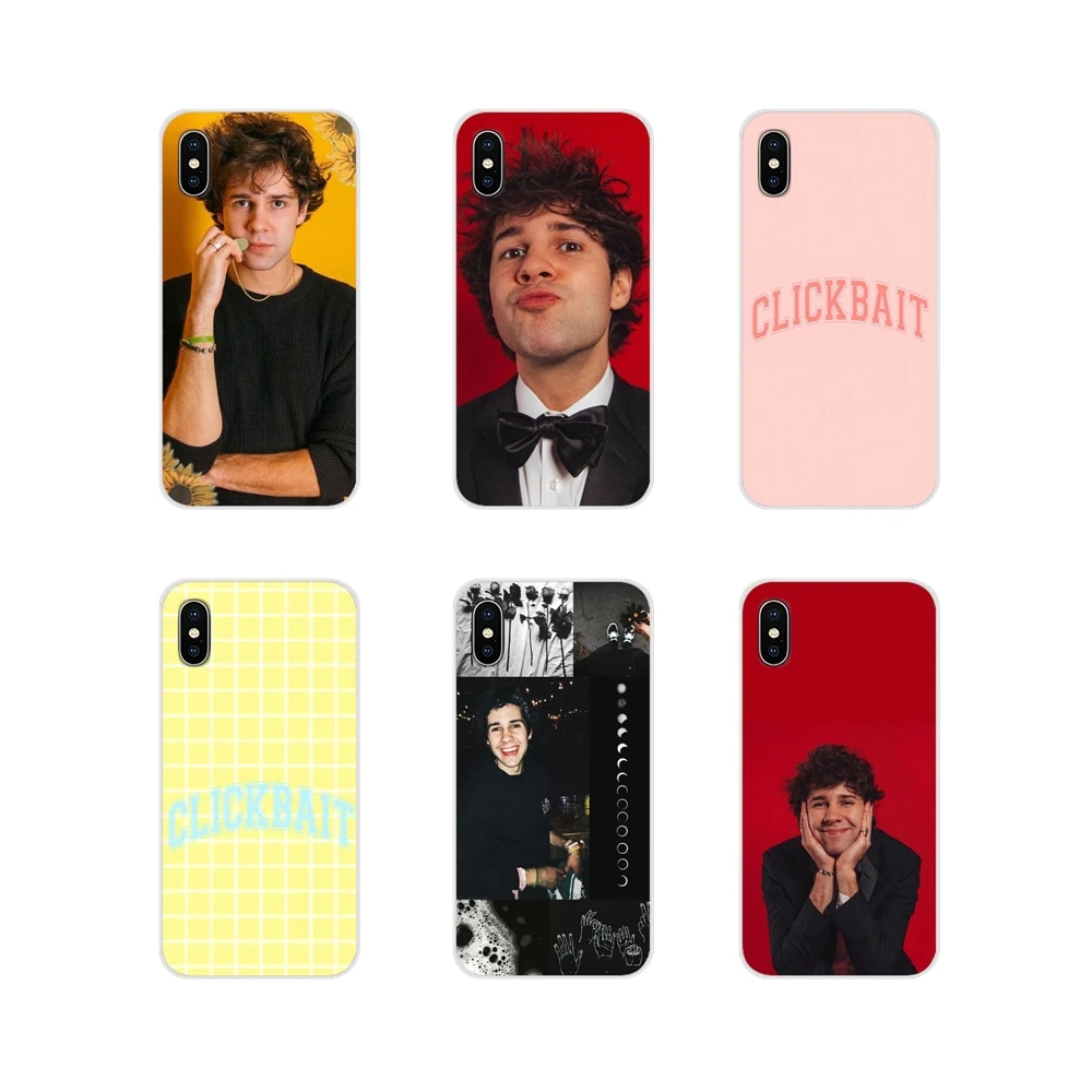 

David Dobrik Accessories Phone Shell Covers For Apple iPhone X XR XS 11Pro MAX 4S 5S 5C SE 6S 7 8 Plus ipod touch 5 6