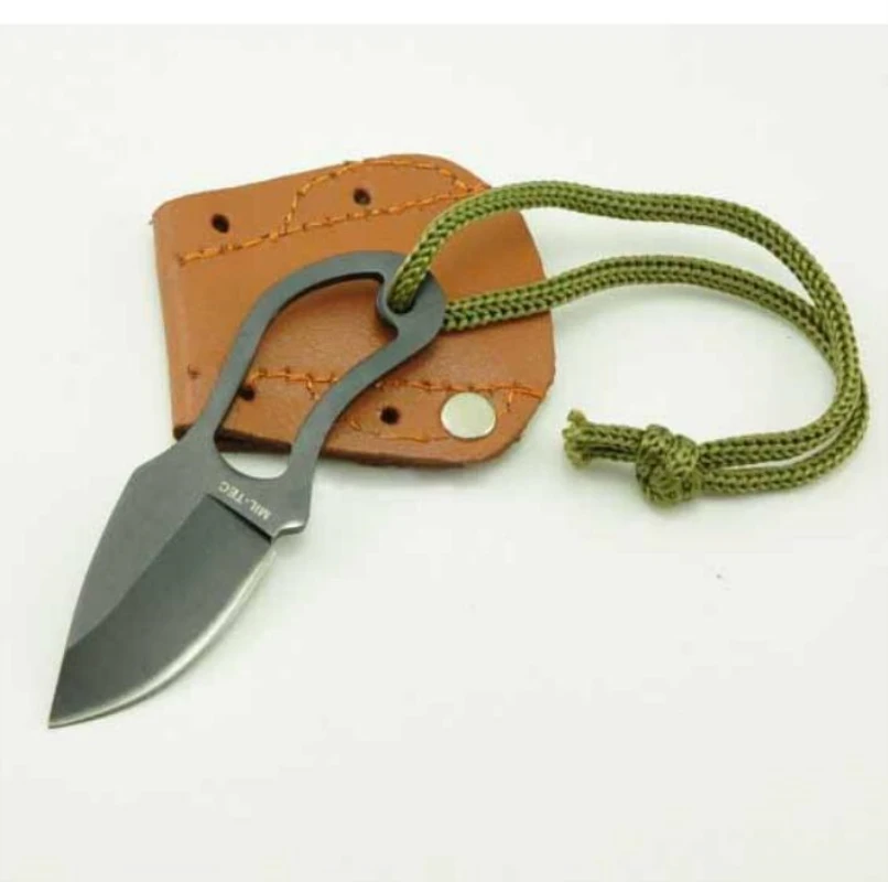 Тактический нож для выживания на открытом воздухе, складное лезвие, мульти, охотничий, Оборонный, маркировочный, джунгли, коготь, шея, маше, стилет, портативный нож-ручка - Цвет: Зеленый