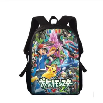 

Children's Backpack Hot Pikachu Hedgehog Pattern Students Backpack Cartoon Design Toddler Boys Girls School Book Bags