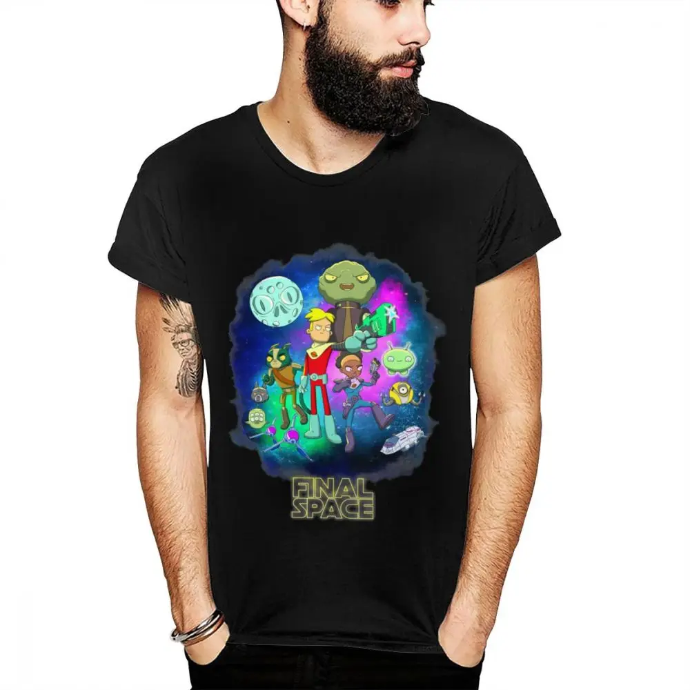 

Unique Custom For Men Final Space Gary Goodspeed T Shirt Vintage Soft Cotton Short Sleeve Wholesale