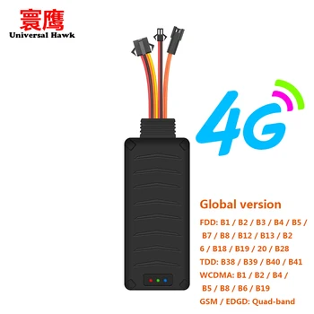 

Global version Car 4G GPS Tracker LTE SOS Voice Monitor Cut Off Oil Collision Overspeed Alarm Waterproof Locator Free APP