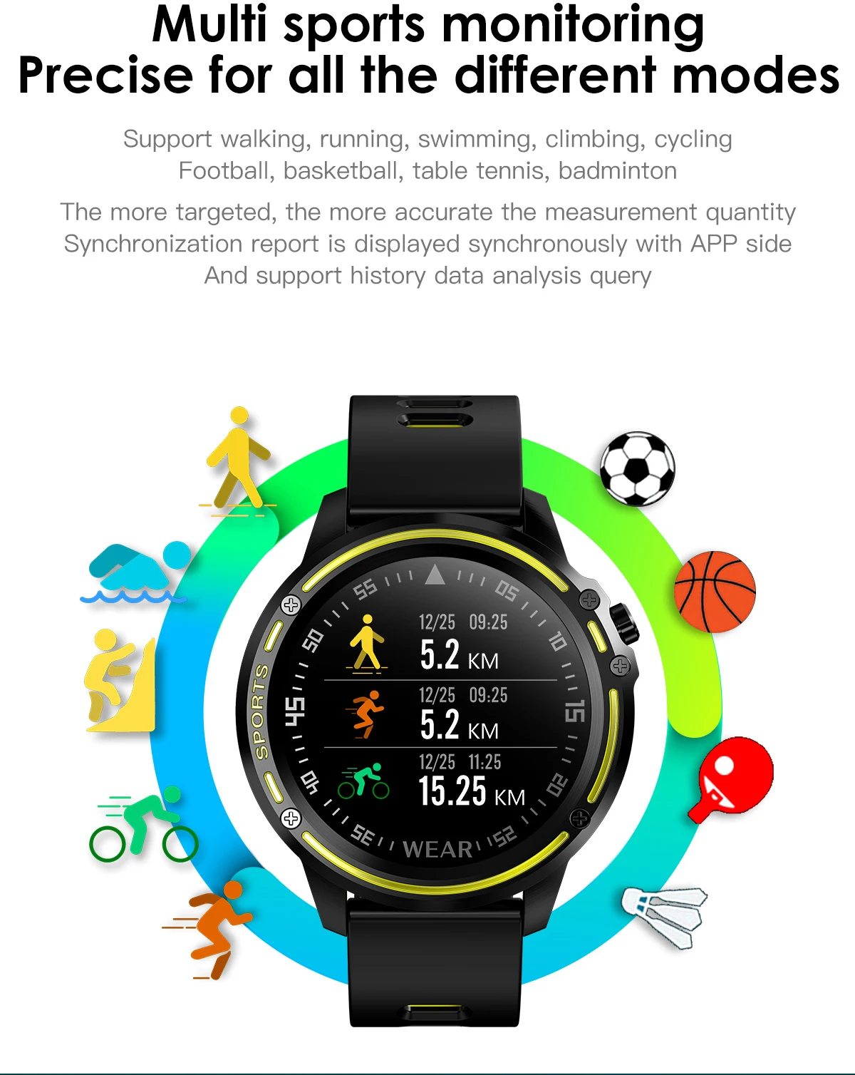 L8 Smart Watch Men IP68 Waterproof Reloj Hombre Mode SmartWatch with Blood Pressure Watches Sports Fitness Heart Rate Watch Man