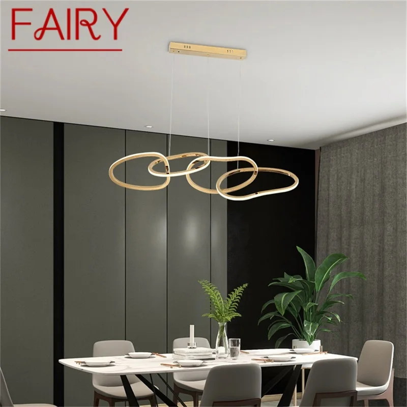 

FAIRY Pendant Lights Gold Nordic Creative Modern Home LED Lamp Fixture For Decoration Living Room