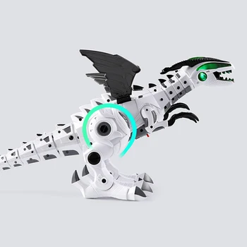 

Large Spray Mechanical Dinosaurs With Wing Cartoon Electronic Walking Animal Model Dinosaurio juguete Robot Pterosaurs Kids Toys