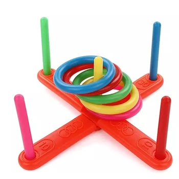 

Hoop Ring Plastic Toss Quoits Garden Game Pool Kids Toy Outdoor Funny kids toys