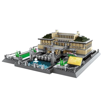 

City Architecture The Imperial Hotel Of Tokyo Model Building Blocks Bricks Japan Street View Construction Toys For Children