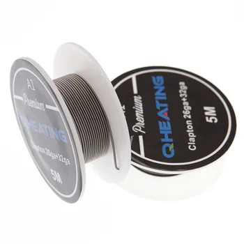 

KA1 5m/roll Clapton 26+32GA Wire Heating Wire for E cigarette RDA RBA RTA Atomizer Coil Pre-built coils Clapton Heating Wire