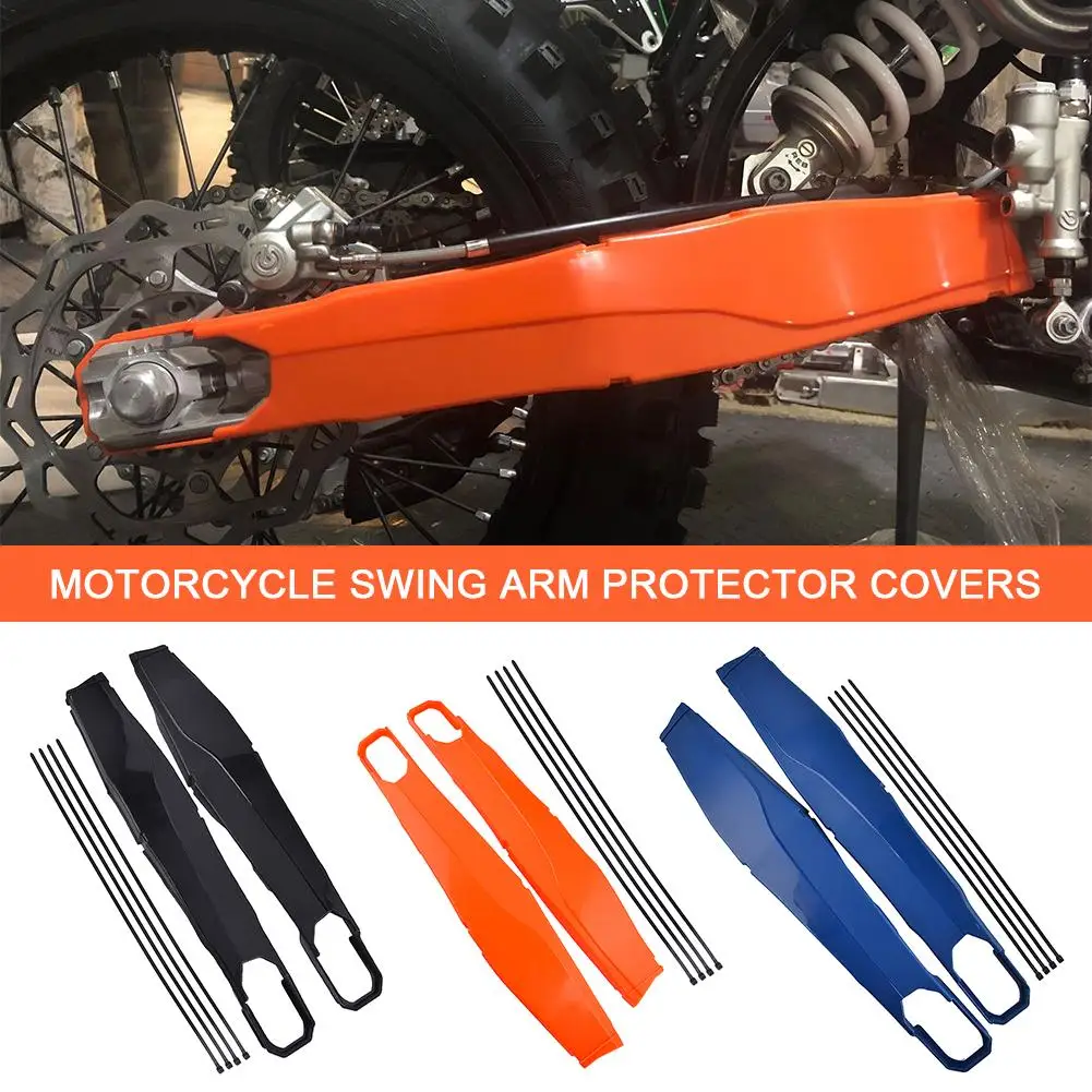 lennonsi Motorcycle Swingarm Protector Covers Body Frame Protector Covers For KTM EXC F Husqvarna 2014 To 2019 1 Pair 