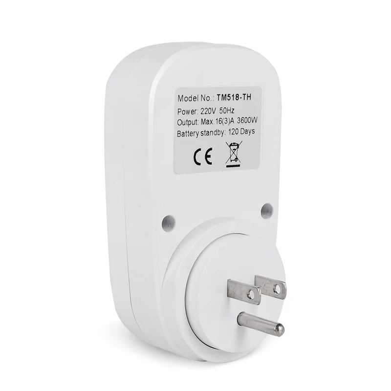 Description Picture 6 of itemThailand Plug-in Outlet Digital Timer Plug 7 Days Weekly Programmable Plug Timer Switch Countdown Socket 220V Timers Module Trig