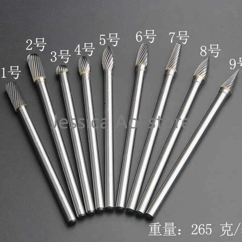 6x8mm Single Groove Lengthen Tungsten Steel Carbide Rotary File Wood Carving Milling Cutter Long Woodworking Grinding Head | Инструменты
