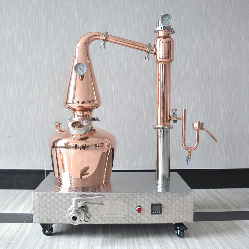 Tp2 Copper Kettle Type Distillation Equipment 20l Distillers Whisky Brandy Gin Household Make