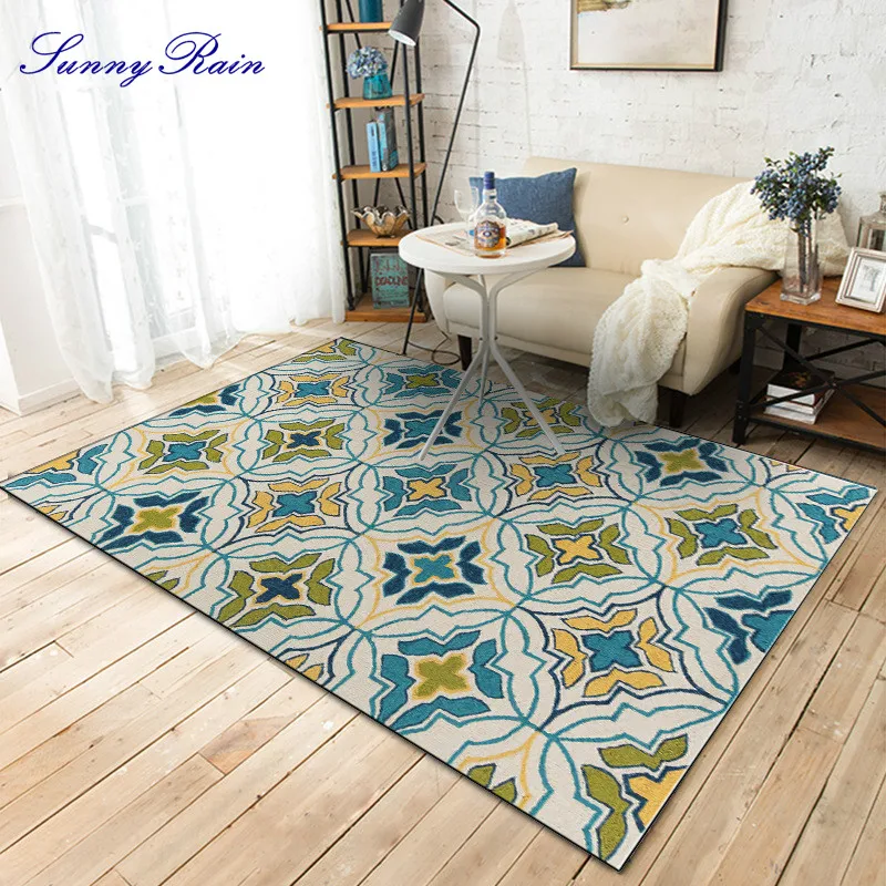 SunnyRain 1-piece ковер для дома гостиной ковер для спальни ковер большой размер кухонные ковры