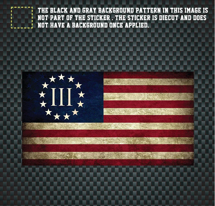 6,5*11,5 см Флаг США для старомодных наклейки для автомобилей