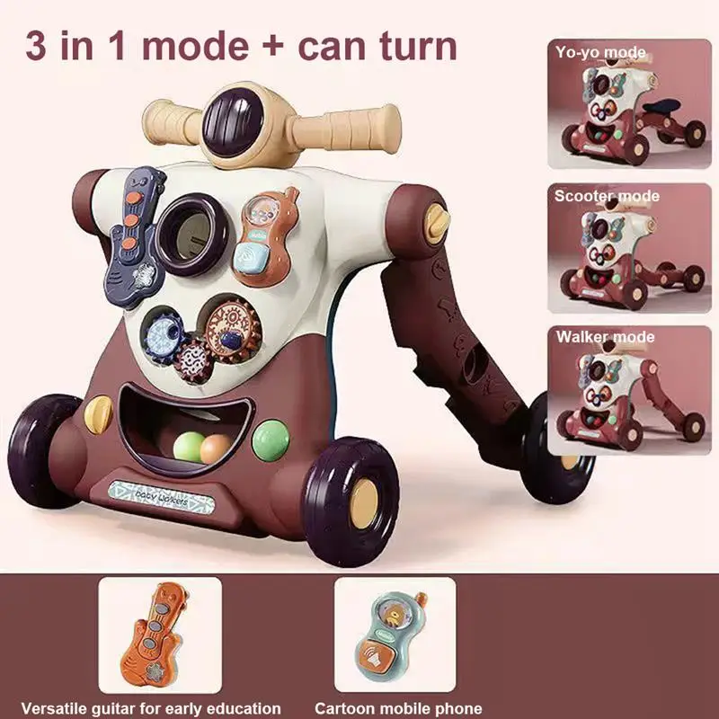 Kids Ride-On Toy Infant Three In One Walker Multi Function Walker Trolley Early Education Scooter Baby Scooter Toy Car Tricycle 4 Kids Ride-On Toy Infant Three In One Walker Multi Function Walker Trolley Early Education Scooter Baby Scooter Toy Car Tricycle 4