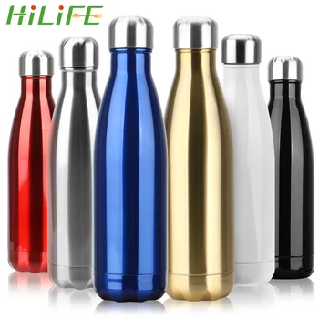 

500ml Cola Water Beer Thermos for Sport Bottles Double-Wall Insulated Vacuum Flask Stainless Steel Water Bottle BPA Free Thermos