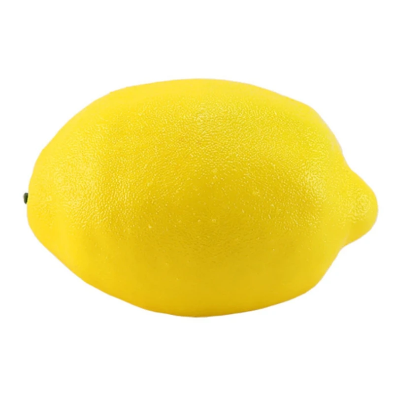 

20Pcs Foam Simulation Fake Lemon Fruit Artificial Vegetable Fruit Model House Kitchen Party Home Decoration Fruit Family Party D