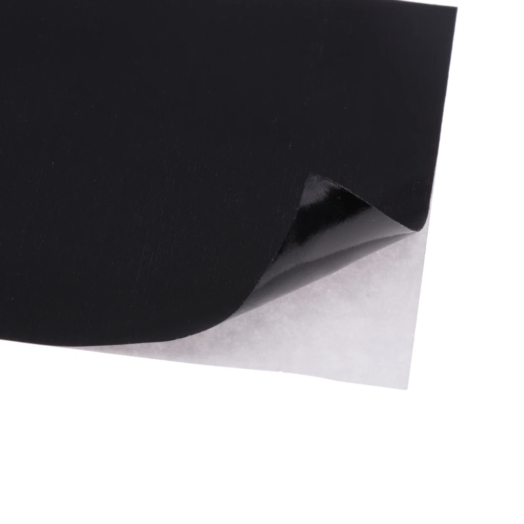 2pcs Nylon Self-adhesive Repair Patch for Down Jackets Tent Umbrella Black Backpacking Fishing Hunting
