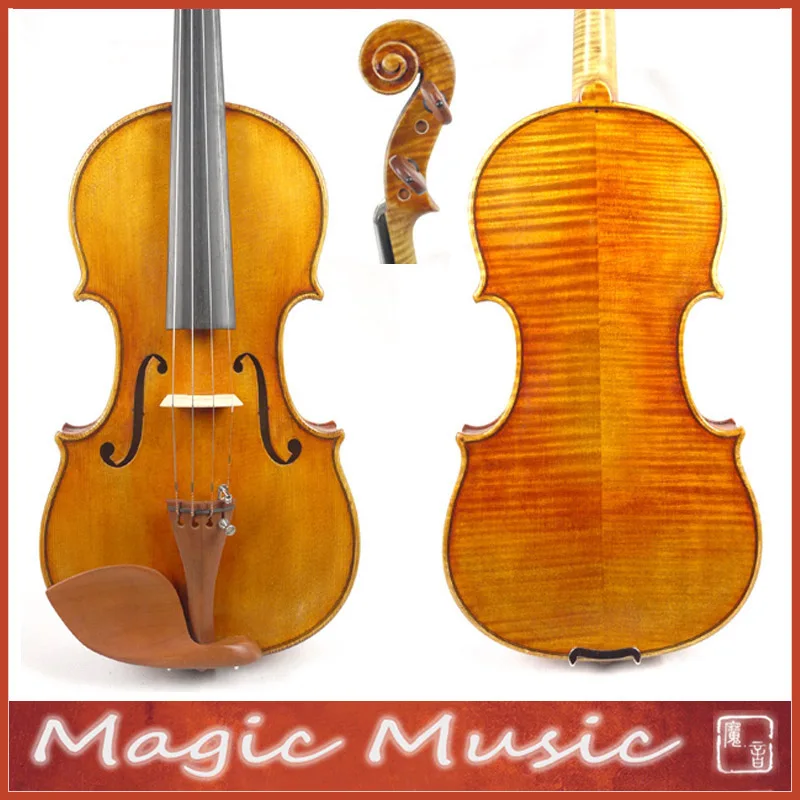 Скрипка Amati 50 лет копия французской скрипки 19 века 4/4 полноразмерная с масляным