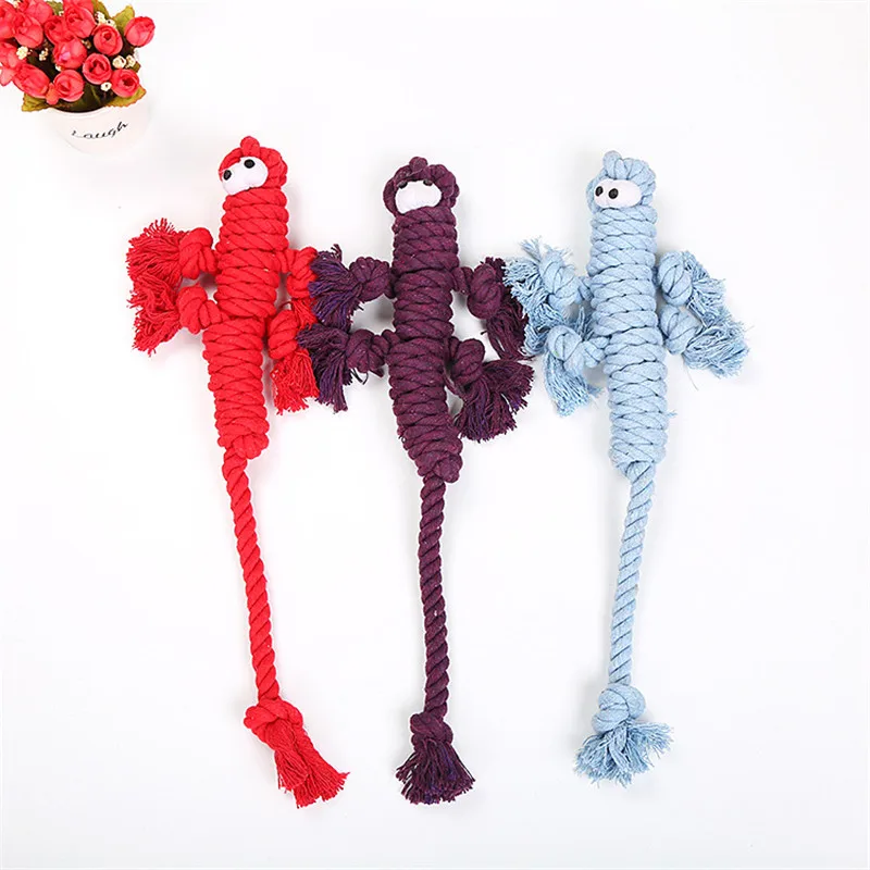 

Dog Cotton Rope Toys Animal Modeling Lizard Molar Bite Resistant Pet Supplies Dog Toys