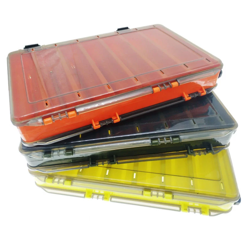 Durable Fishing Lure Bait Hook Tackle Storage Box Case Container Compartments