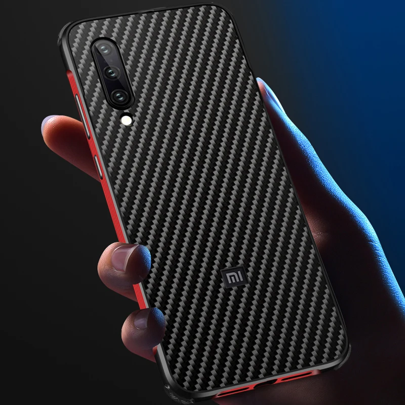 New Style Carbon Fiber Case for Xiaomi Mi 9 Mi9 Aluminum Metal Bumper Phone Cover For 8 Mi8 Capa |