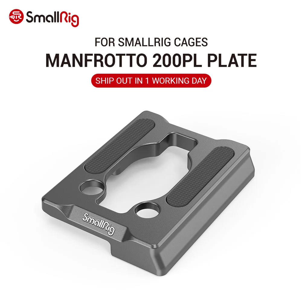 

SmallRig Manfrotto 200PL Quick Release Plate for Select SmallRig Cages 2902