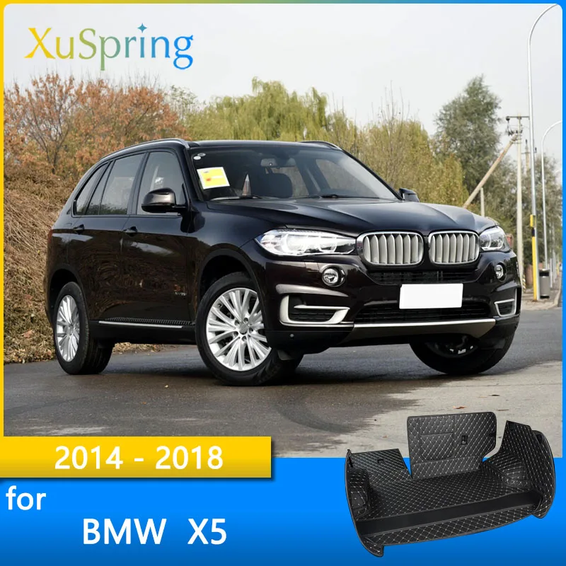 Коврик для багажника автомобиля подкладка груза BMW X5 2014 2015 2016 2017 2018 прочная Задняя