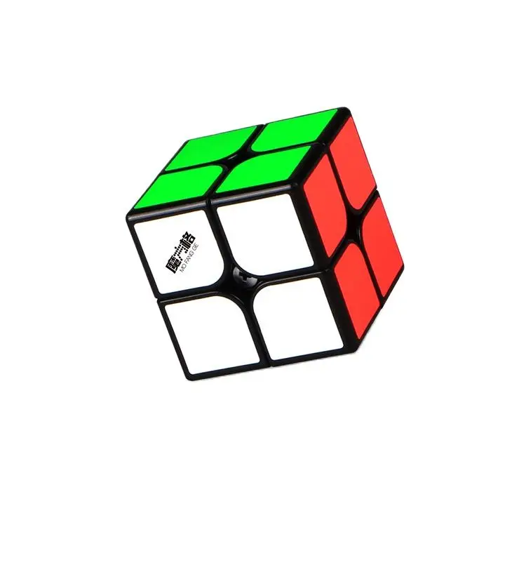 QiYi  WuXia M Magnetic 2x2 Magic Cube Classic Twist Puzzle Fancy Toys Black 