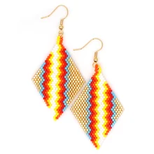 Go2boho богемные серьги для женщин MIYUKI Серьги Pendientes серьги шикарные Boho бисер летние модные ювелирные изделия Aretes