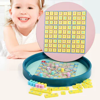 5 IN 1 Sudoku Chess Multifunctional Sudoku Game Chess Early childhood Educational Intelligence Parent-child Desktop Chess Toys celebrity sudoku
