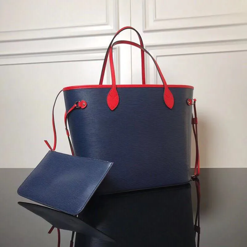 

Top custom brand-name luxury fashion wave shopping bag head layer cowhide single shoulder hand ladies handbags