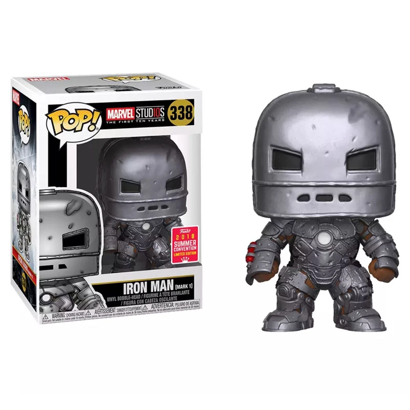 

FUNKO POP IRON MAN Mark I Marvel Studios Vinyl Action Figures Collection Model Toys for Children Birthday gift