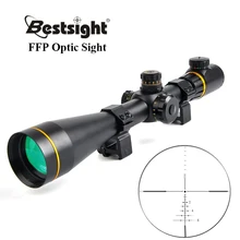 Bestsight 5-15X50 FFP Золотая оптика Riflescope сторона параллакса тактические охотничьи прицелы винтовка для прицела снайперская винтовка для страйкбола