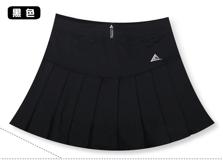 Спортивная Женская теннисная юбка с высокой талией, плиссированные спортивные шорты для тренировок, бадминтон, теннисные шорты, женские дышащие быстросохнущие спортивные юбки Mujer