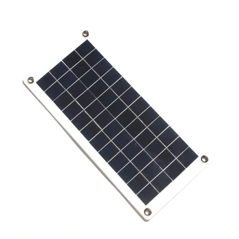 

BUHESHUI 12W 12V Solar Panel Semi-flexible Polycrystalline Solar cell Module For 12vol DIY Battery phone adapter kit