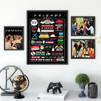 

Canvas Painting Wall Art TV Show Friends#y Posters and Prints Wall Pictures for Living Room Decoration Home Decor20-1005-8