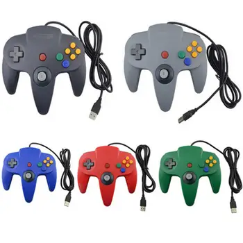 

N64 Gamepad Controller Joystick USB interface PC Computer Game Handle for Windows7 8 10 vista mac