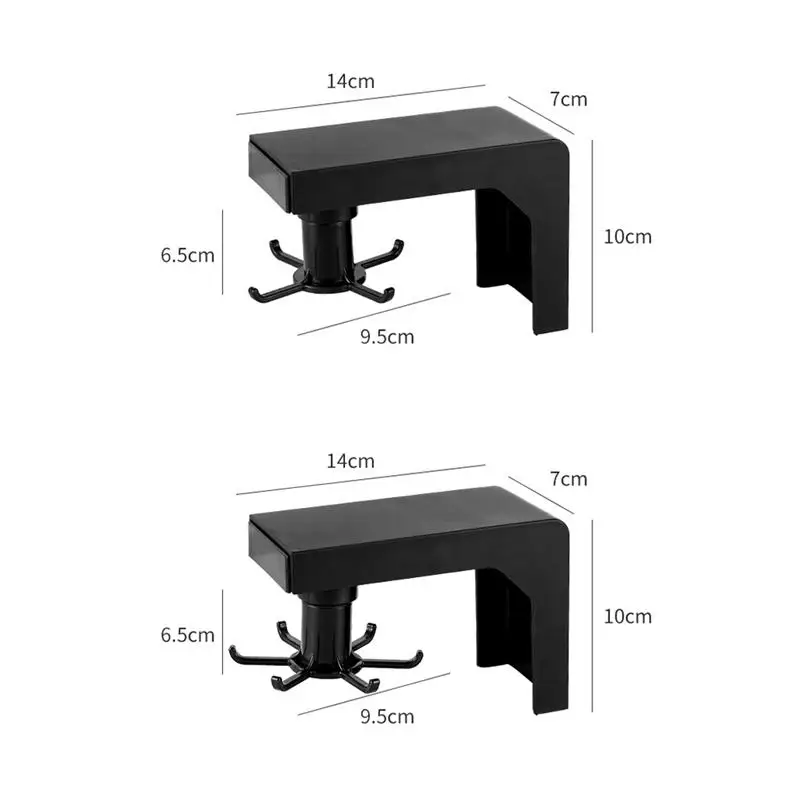 Многофункциональный 360 градусов вращающийся крюк Удар 4-коготь 6 коготь подвесная полка органайзер для Ванная комната Кухня