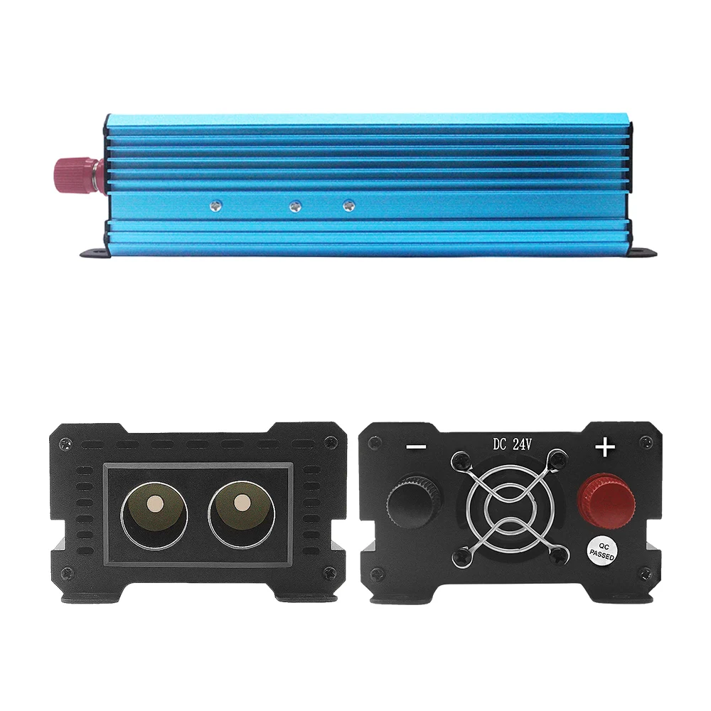 SUNYIMA инвертор 12 V/24 V постоянного тока до 220 Вт 1200 Вт автомобильный преобразователь Мощность автомобиля инверсор конвертер двойной Дисплей инверсор 4USB Выходной интерфейс
