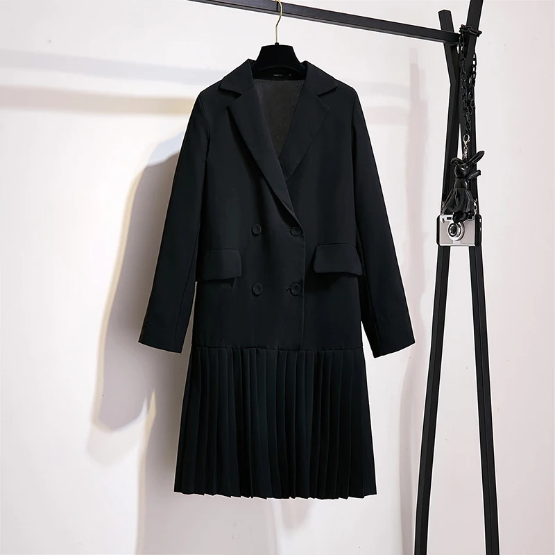 

Big-size Women's Autumn Suit, Jacket And Dress