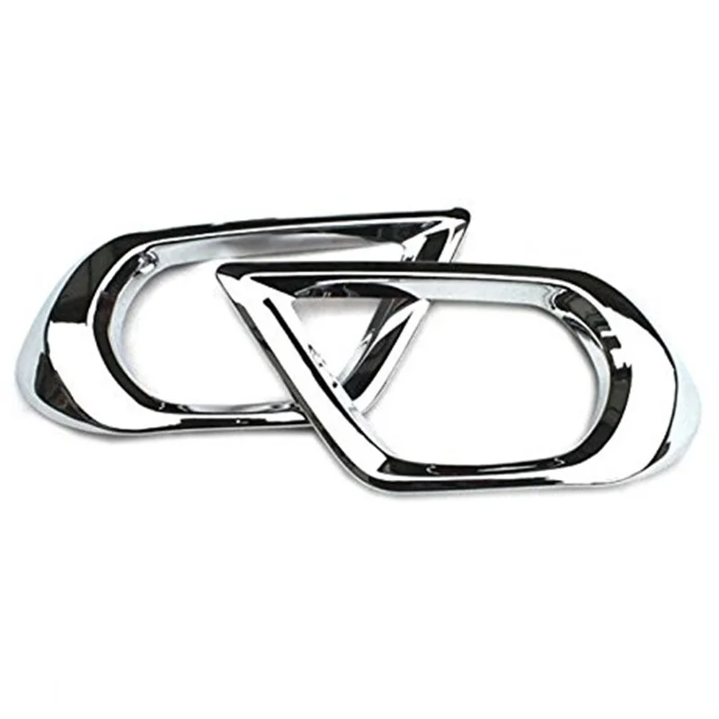 DHBH-для Subaru forester SJ хромированный передний противотуманный светильник, противотуманный бампер, противотуманный светильник, накладка, рамка для стайлинга автомобилей