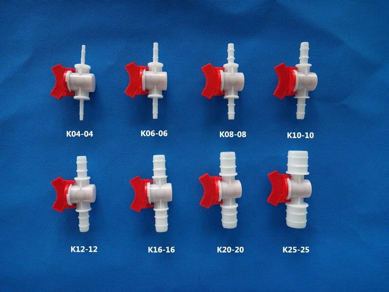 Tubes Color : 10mm 16mm Pipes & Hoses 10pcs 4mm 6mm 8mm 10mm 12mm 16mm 20mm Hose Barb Two Way Plastic Ball Valve Aquarium Garden Micro Irrigation Connector 