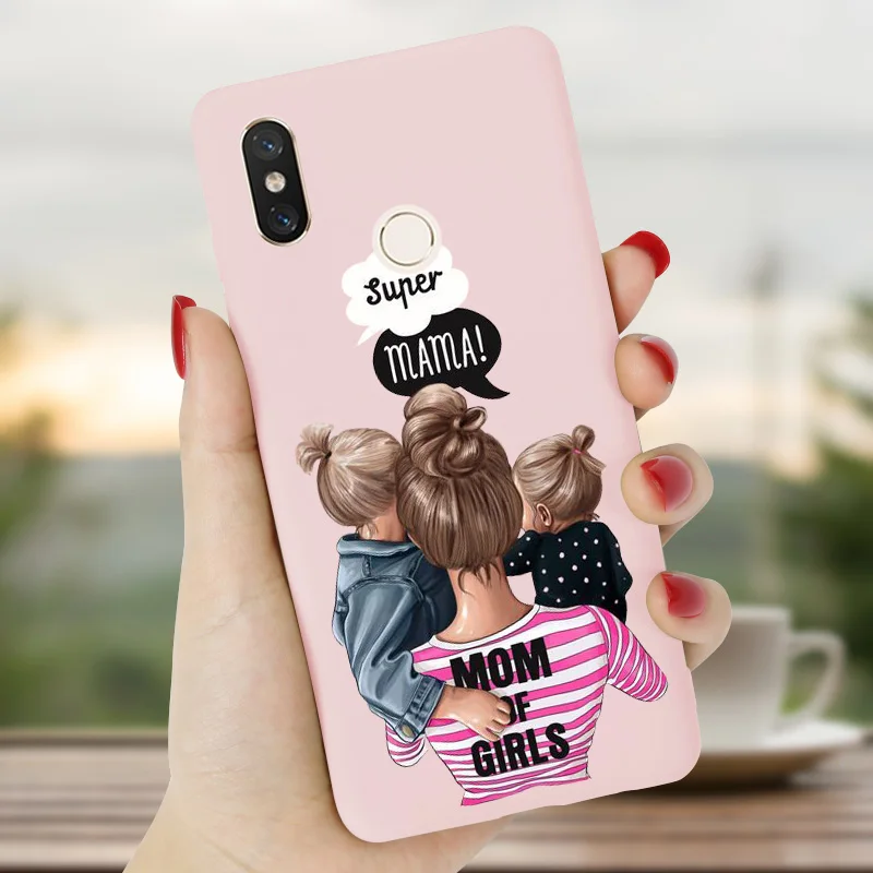 Детский чехол для телефона Super Mom Girl для Xiaomi Redmi Note 8 PRO 8 T 8 T 7 6 5 Plus 5A 6A 7A 8A чехол для Redmi 7 силиконовый чехол-бампер - Цвет: FSMM2